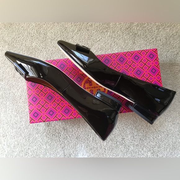 TORY BURCH 20mm Patent Leather Gigi Flats - Picture 4 of 8